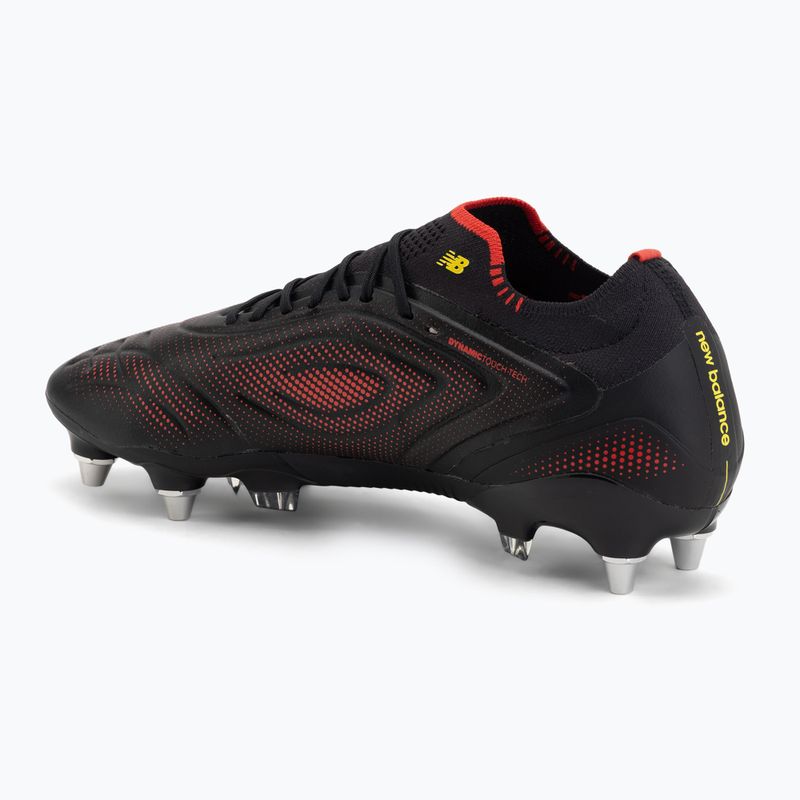 Futballcipő New Balance Tekela Elite Low V5 SG black 100/punch yellow/fire cracker 3