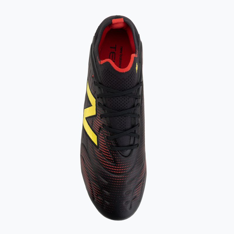 Futballcipő New Balance Tekela Elite Low V5 SG black 100/punch yellow/fire cracker 5
