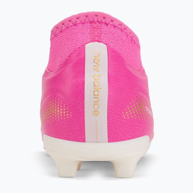 Gyerek focicipő New Balance Tekela Team V5 pink heat/metallic gold/pink satin 6
