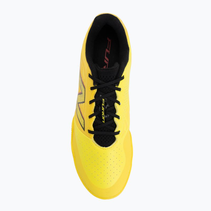 Futballcipő New Balance Furon Pro V8 IN punch yellow/black 100/fire cracker 5