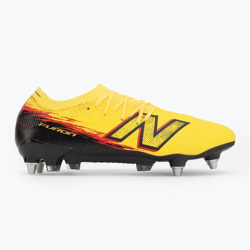 Futballcipő New Balance Furon Elite V8 SG punch yellow/black 100/fire cracker 2