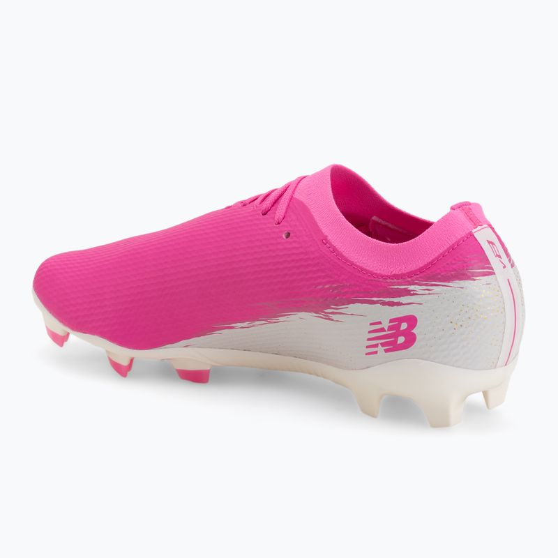 Futballcipő New Balance Furon Team V8 FG pink heat/sea salt/gold metallic 3