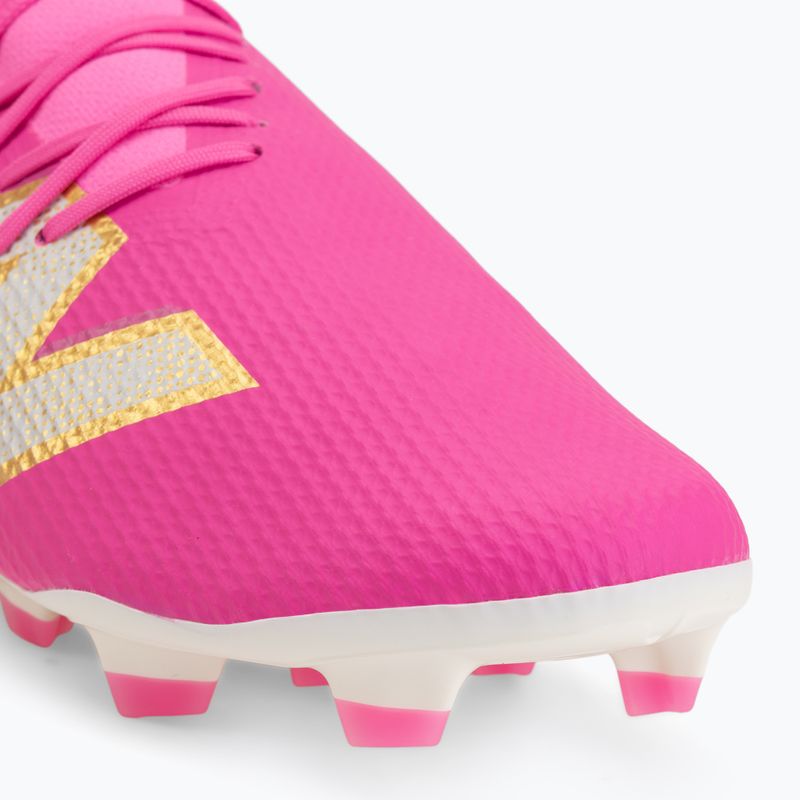 Futballcipő New Balance Furon Team V8 FG pink heat/sea salt/gold metallic 7