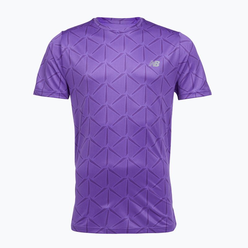 Férfi póló New Balance Essentials Printed T electric purple 6