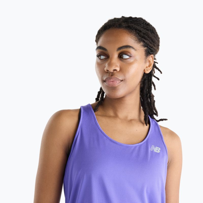 Női futópóló New Balance Sport Essentials Tank electric purple 3