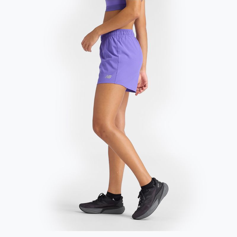 Női futóshort New Balance RC 5" electric purple 5