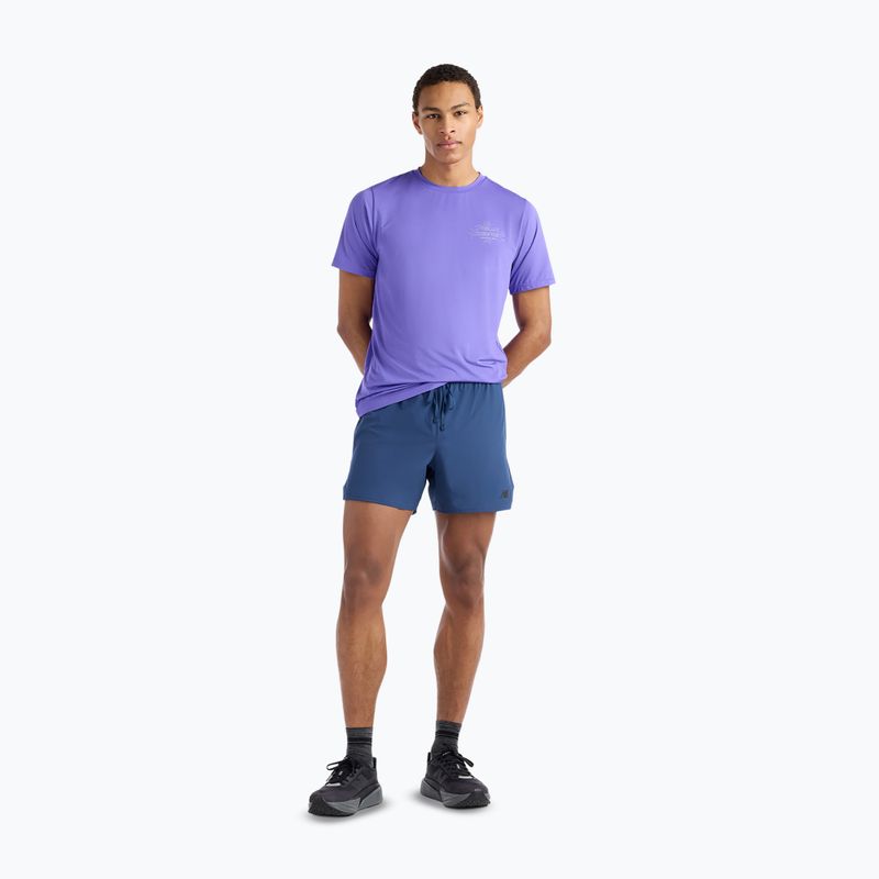 Férfi futónadrág New Balance Run Essentials 5" Short nb navy 2