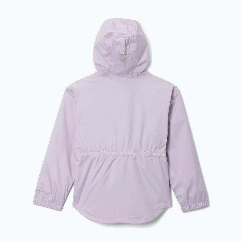 Gyerek esőkabát Columbia Rainy Trails II Fleece lavender pearl 2