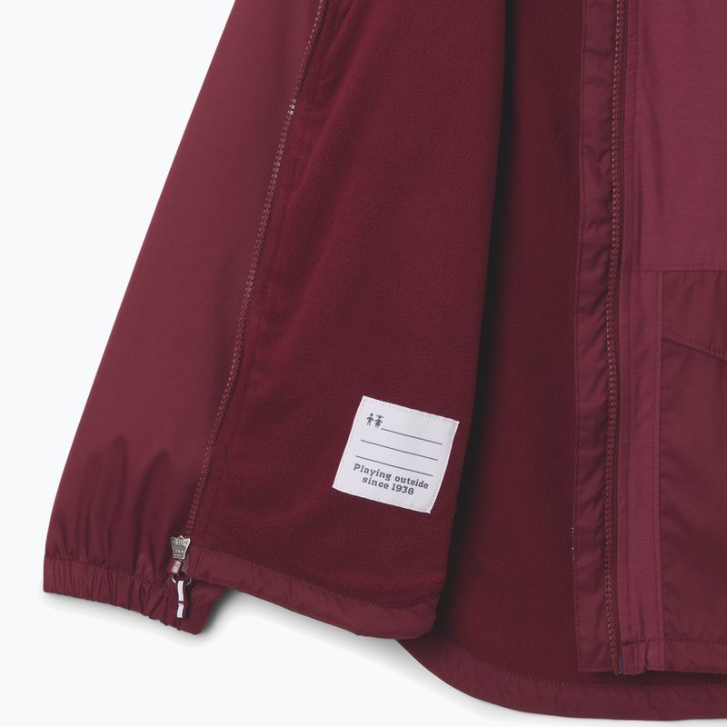 Gyerek esőkabát Columbia Rainy Trails II Fleece rich wine 3