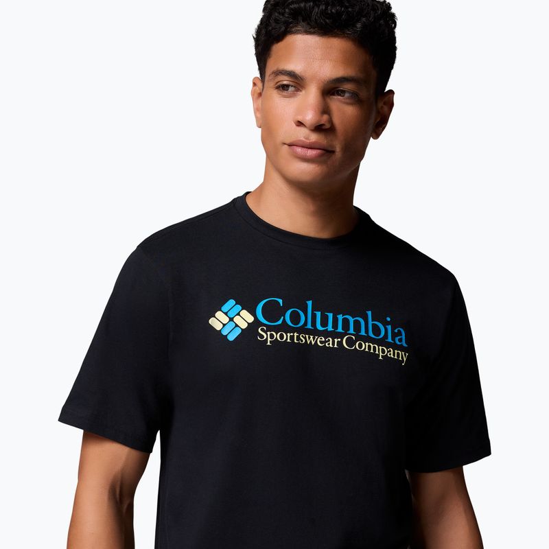 Férfi póló Columbia CSC Basic logo black/csc retro logo 5