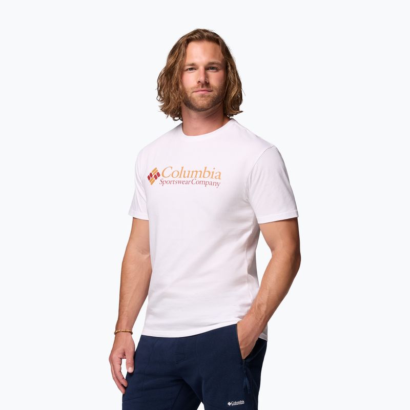 Férfi póló Columbia CSC Basic logo white/csc retro logo 4