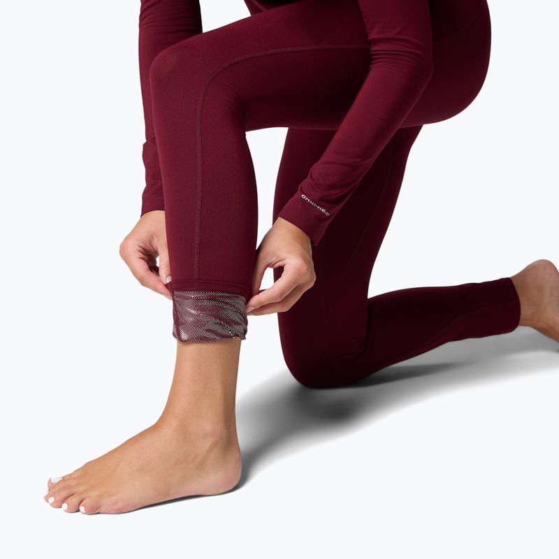 Női thermo nadrág Columbia Midweight Stretch rich wine 7