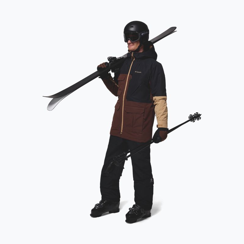 Férfi snowboarddzseki Columbia Coreshot tobacco/black/canoe 2