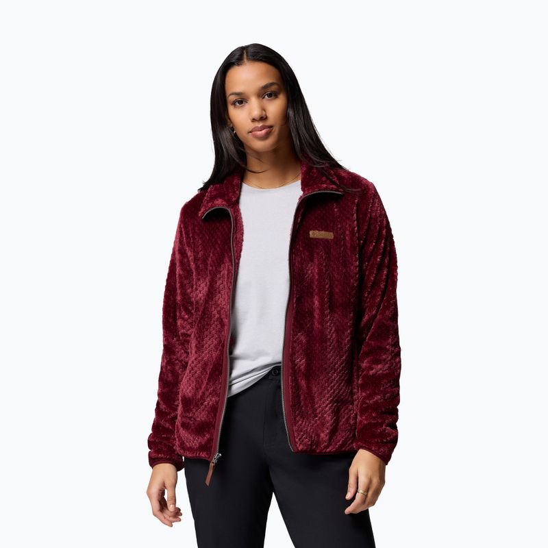 Női polárdzseki Columbia Fire Side II Sherpa Full Zip rich wine 4
