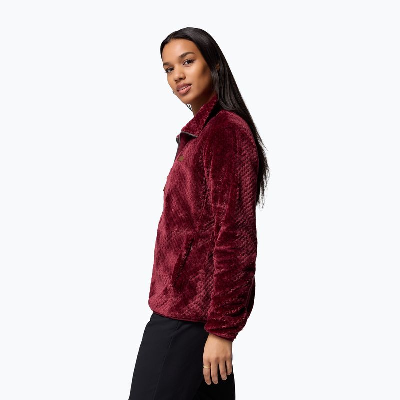 Női polárdzseki Columbia Fire Side II Sherpa Full Zip rich wine 5