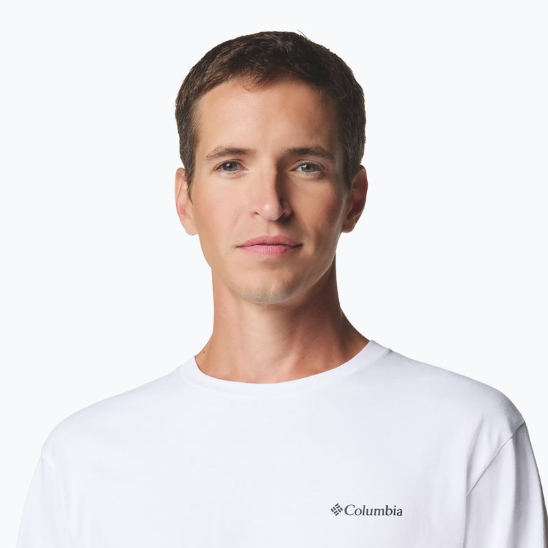 Férfi pulóver Columbia Explorers Canyon white/branded blanket 5