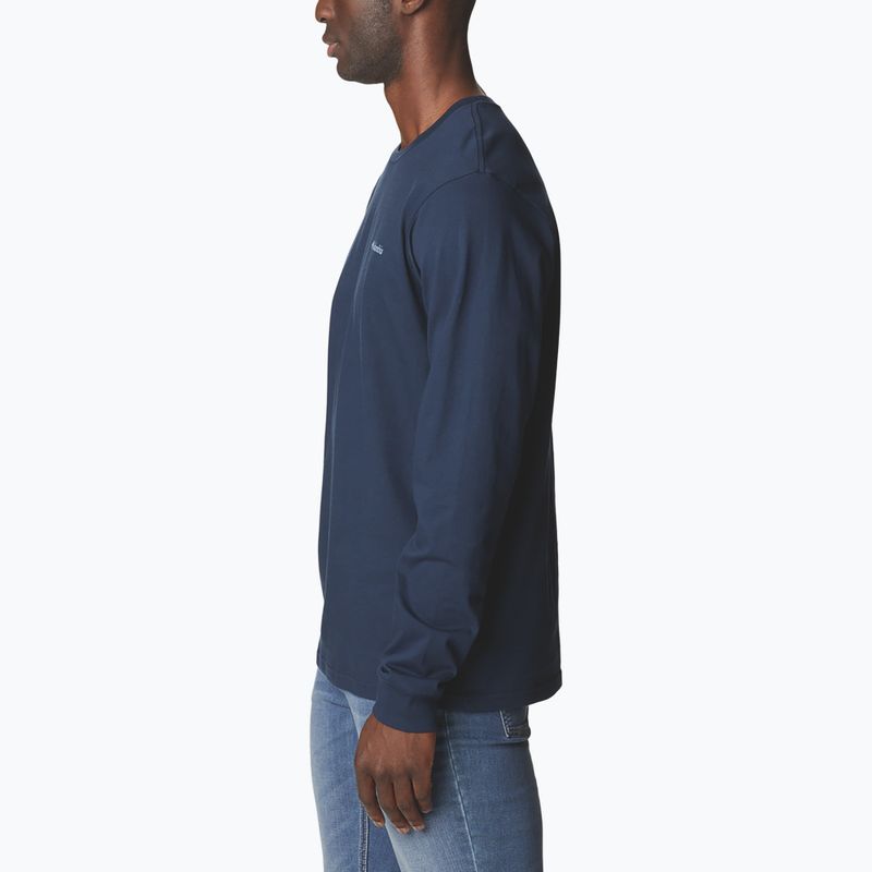 Férfi pulóver Columbia Explorers Canyon collegiate navy logózott takaró 3