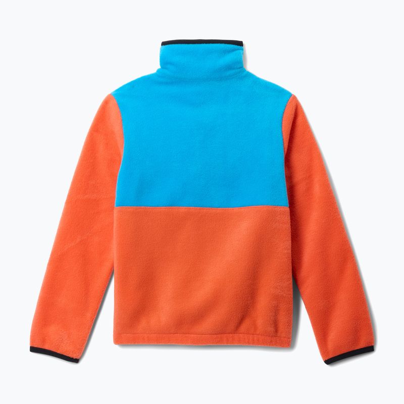 Férfi pulóver Columbia Back Bowl II Full Zip zing/compass blue/black 2