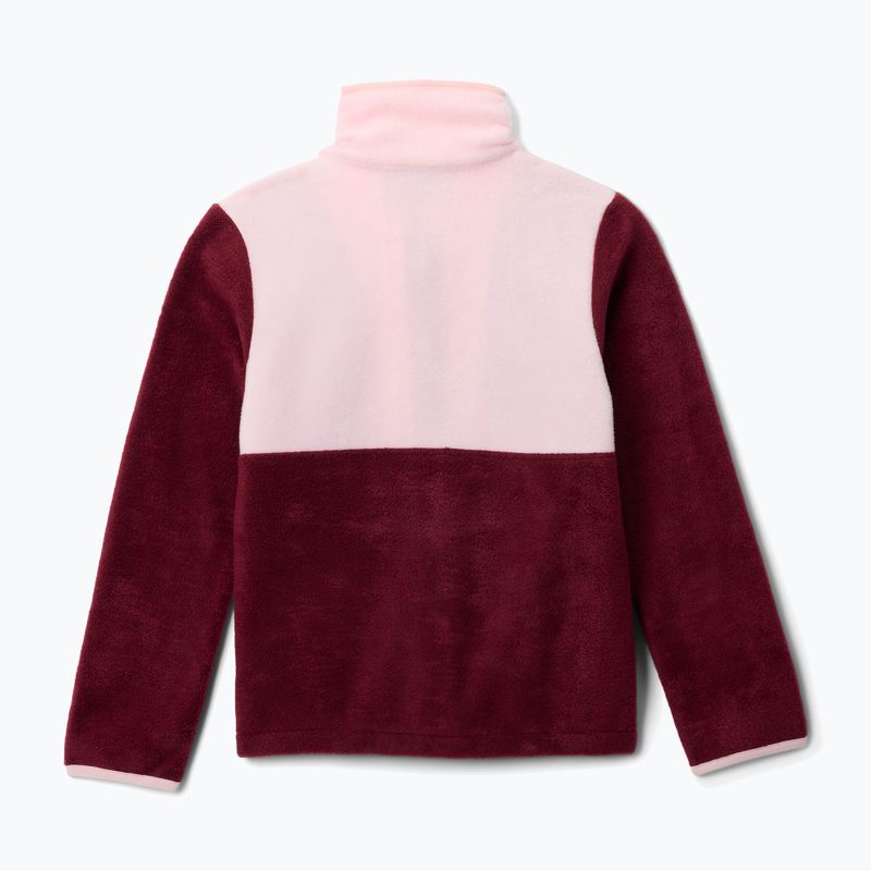 Férfi polárdzseki Columbia Back Bowl II Full Zip rich wine/satin pink 2