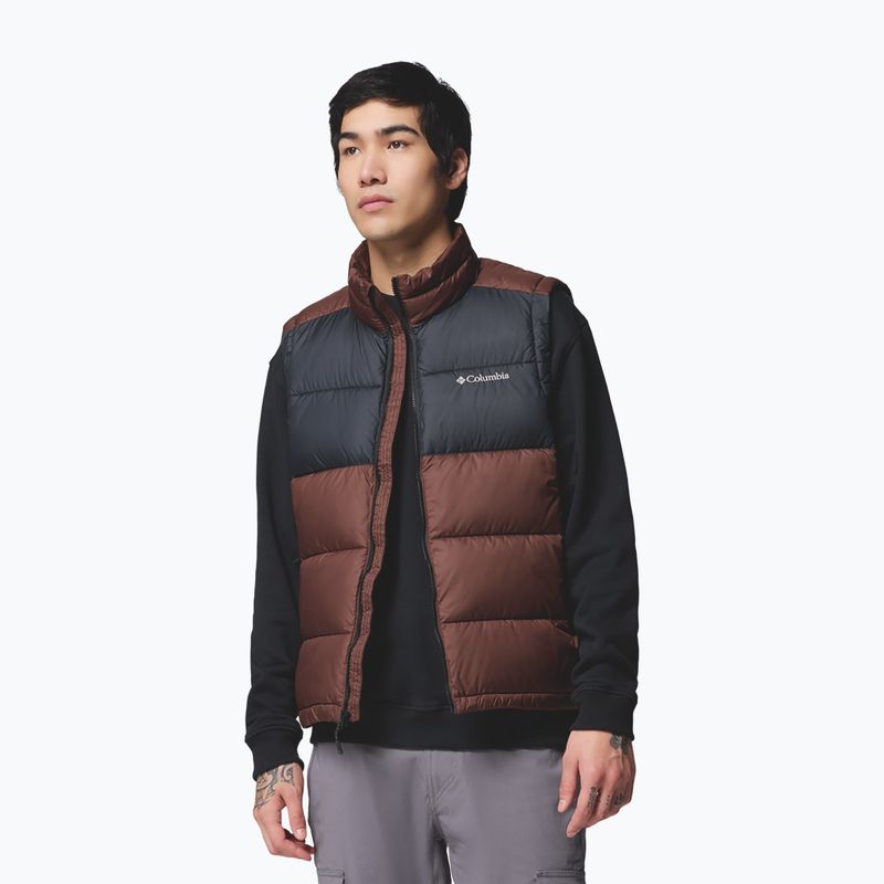 Férfi ujjatlan Columbia Pike Lake II tobacco/black 4