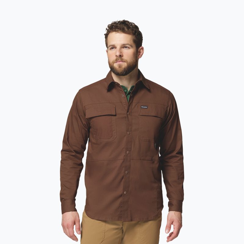 Férfi ing Columbia Landroamer Twill tobacco
