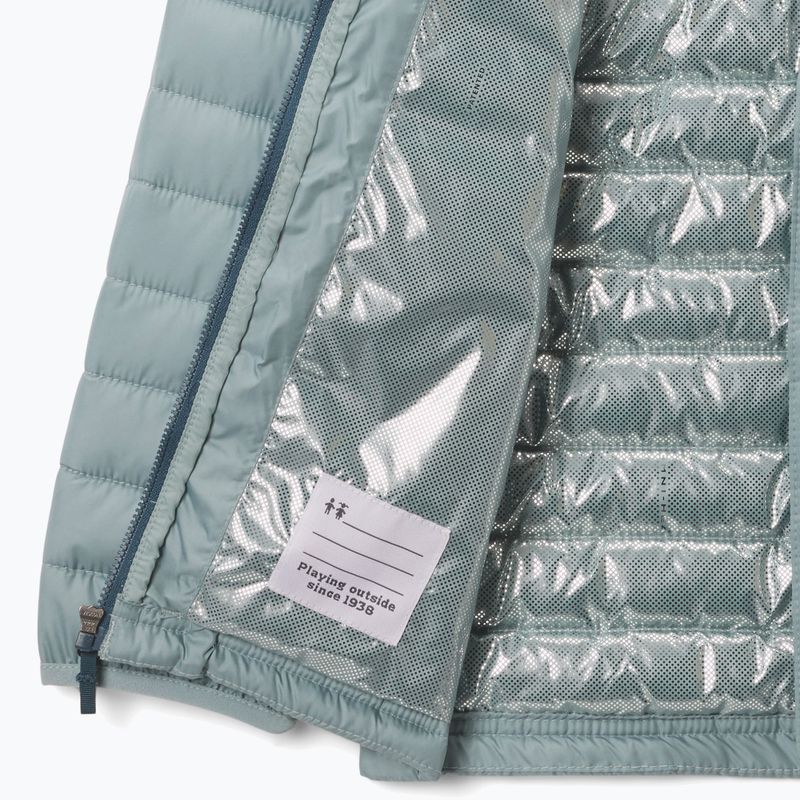 Gyerek bélelt dzseki Columbia Powder Lite II Hooded crushed blue 3