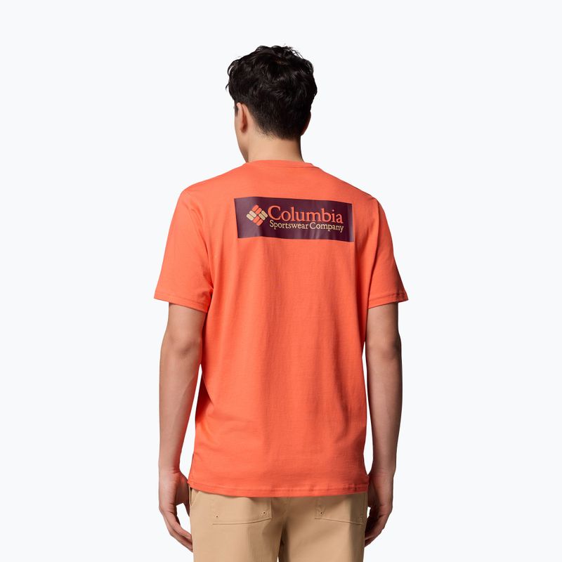 Férfi túrapóló Columbia North Cascades zing/csc box logo 3