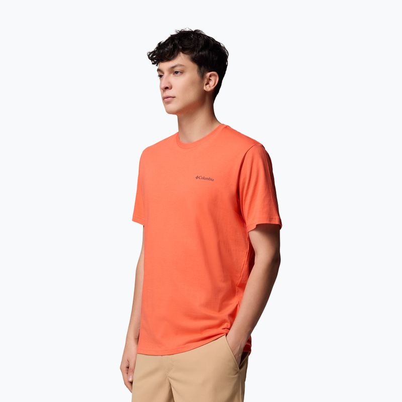 Férfi túrapóló Columbia North Cascades zing/csc box logo 4