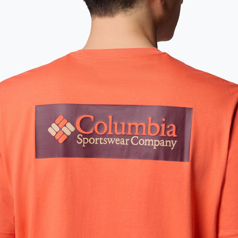 Férfi túrapóló Columbia North Cascades zing/csc box logo 6