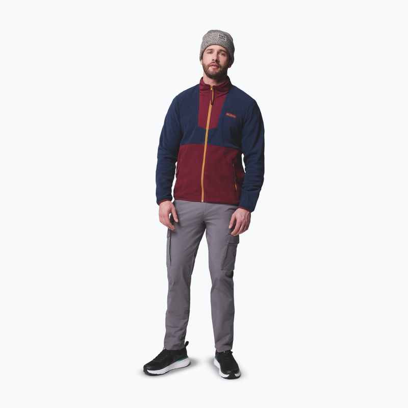 Férfi polárdzseki Columbia Sequoia Grove FZ Fleece rich wine/collegiate navy 2