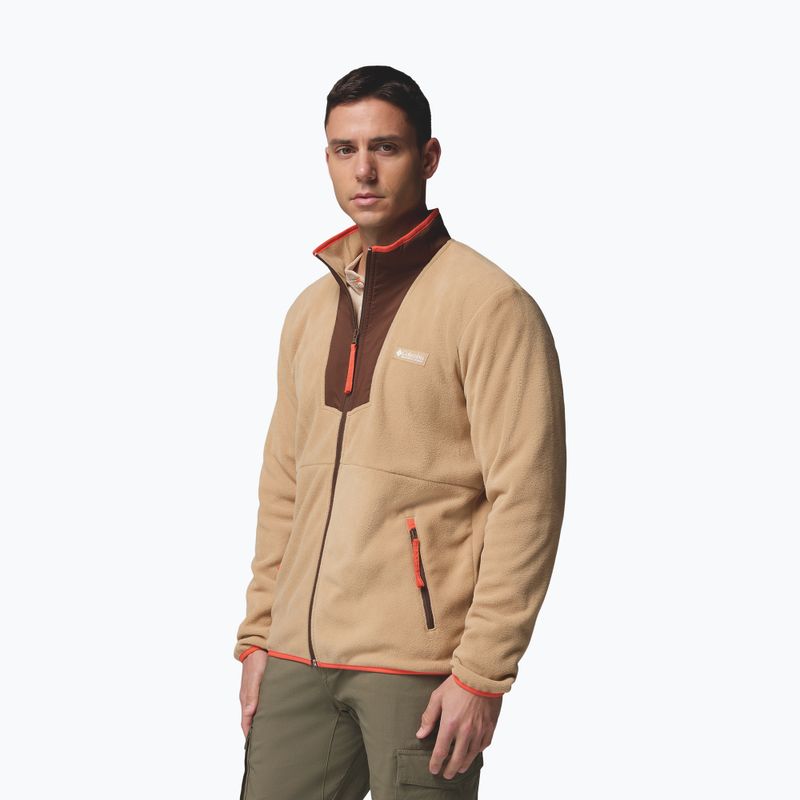 Férfi polárdzseki Columbia Sequoia Grove FZ Fleece canoe/tobacco 4
