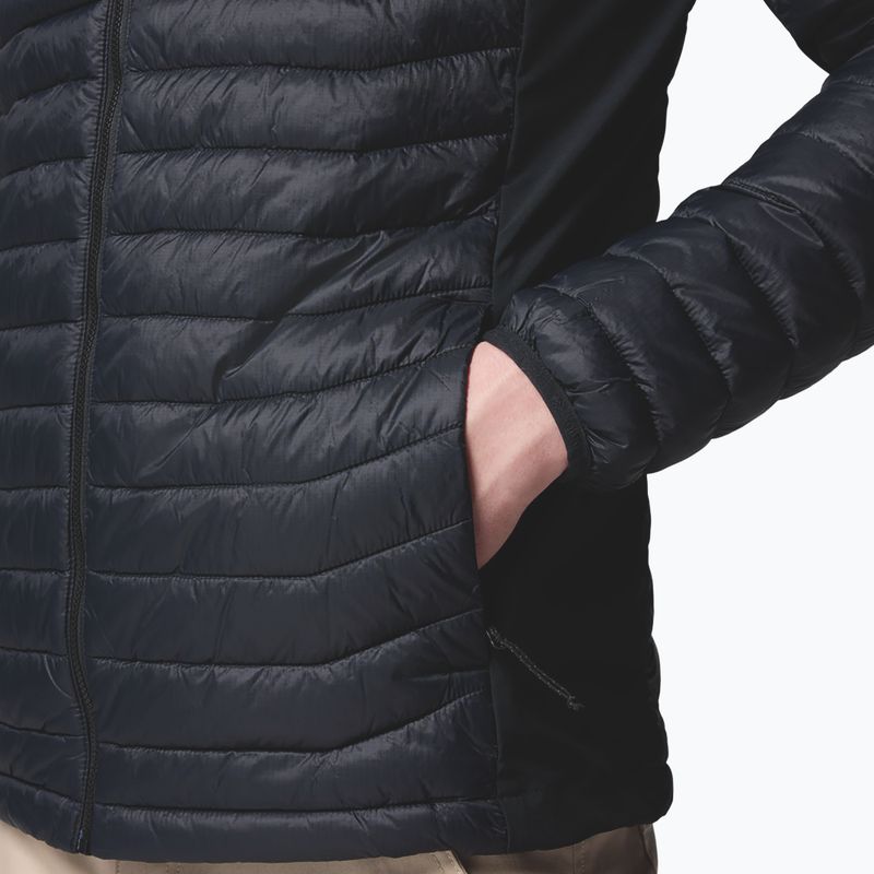 Férfi bélelt kabát Columbia Powder Pass Hybrid black 7