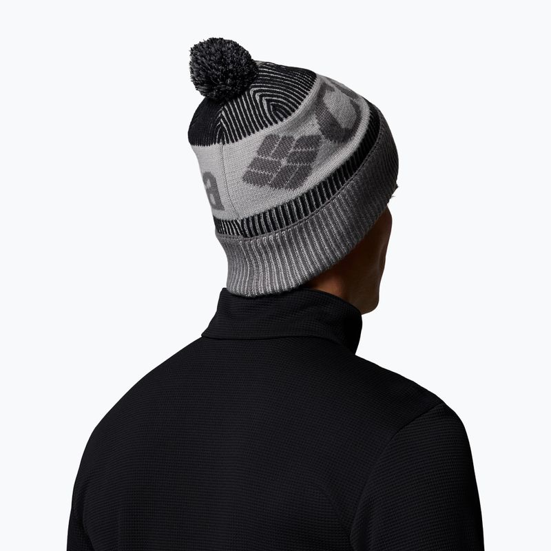 Téli sapka Columbia Polar Powder III City Grey/Black/Columbia Grey 8