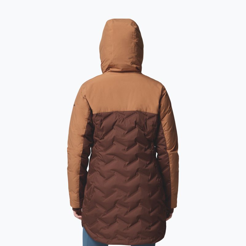 Női pehelykabát Columbia Mountain Croo III Mid Down tobacco/camel brown 3
