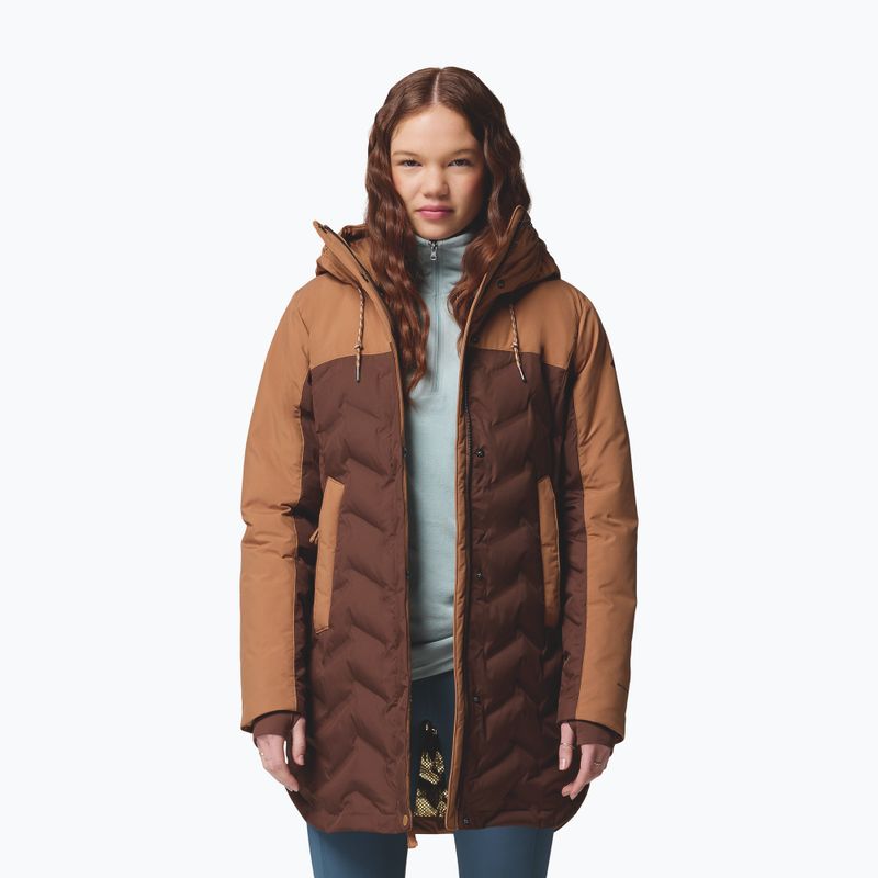 Női pehelykabát Columbia Mountain Croo III Mid Down tobacco/camel brown 5
