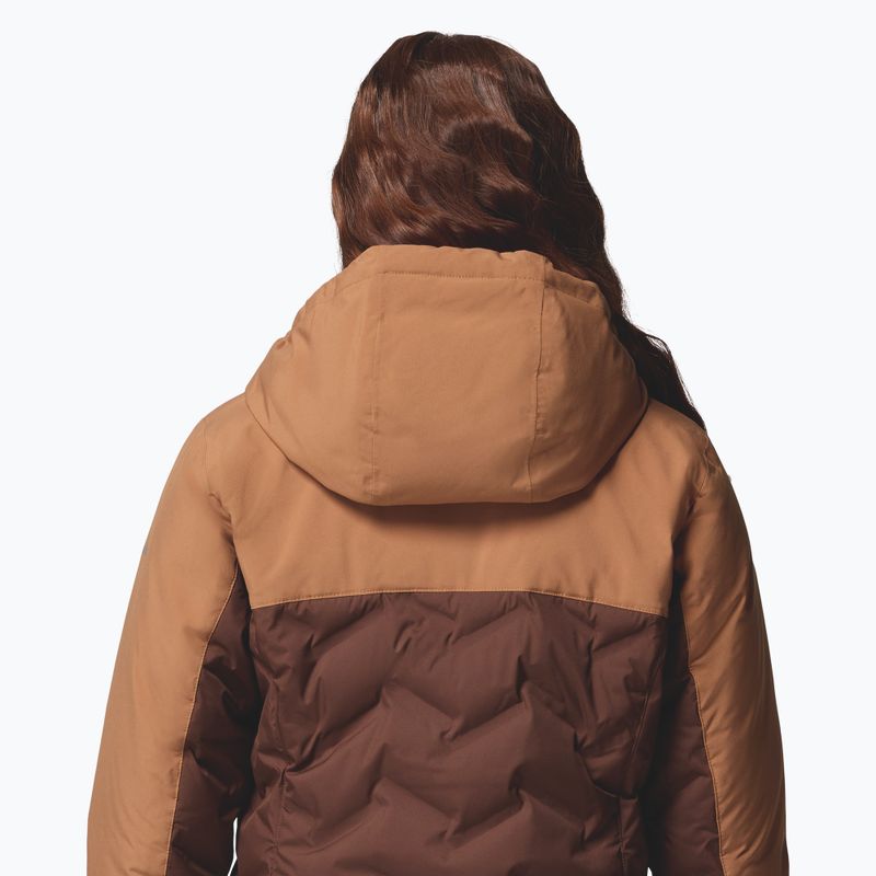 Női pehelykabát Columbia Mountain Croo III Mid Down tobacco/camel brown 7