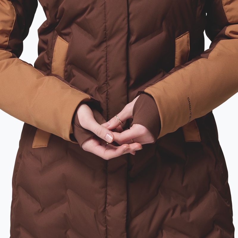 Női pehelykabát Columbia Mountain Croo III Mid Down tobacco/camel brown 8
