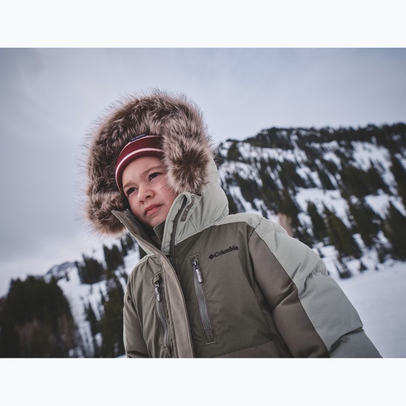 Lány bélelt dzseki Columbia Girl's Marquam Peak Fusion II stone green/safari 9