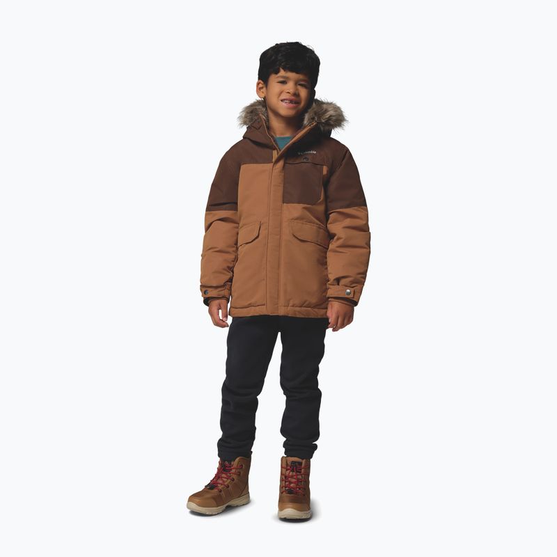 Gyerek bélelt dzseki Columbia Nordic Strider II camel brown/tobacco 2