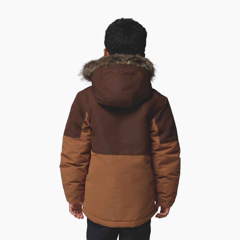 Gyerek bélelt dzseki Columbia Nordic Strider II camel brown/tobacco 3