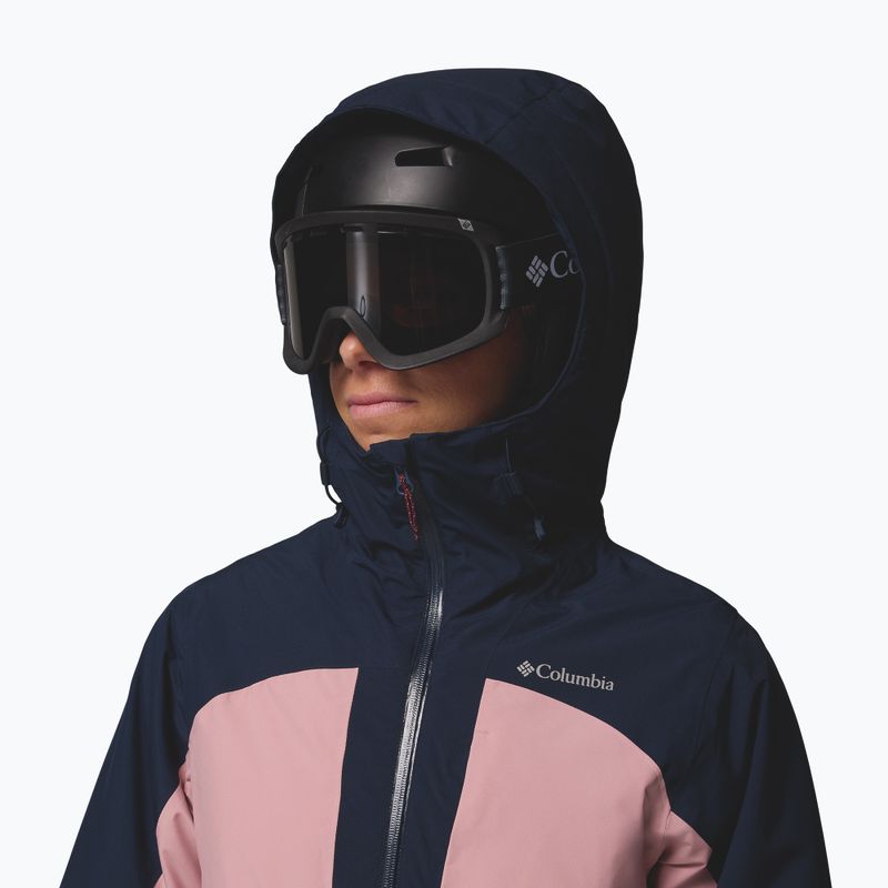 Női sídzseki Columbia Liftline eraser pink/collegiate navy/rich wine 5