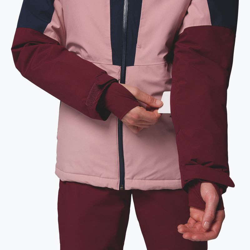 Női sídzseki Columbia Liftline eraser pink/collegiate navy/rich wine 10