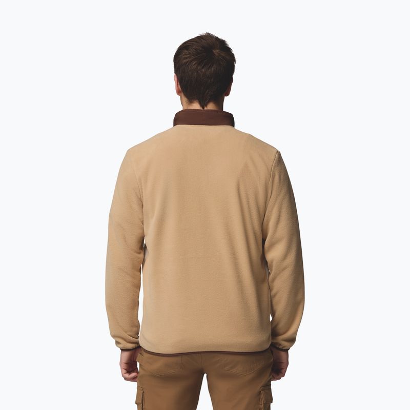 Férfi polár pulóver Columbia Sequoia Grove Half Zip Fleece canoe/dark stone/tobacco 3