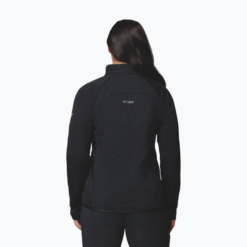 Női hibrid dzseki Columbia Arctic Crest Hybrid Full Zip fekete 3