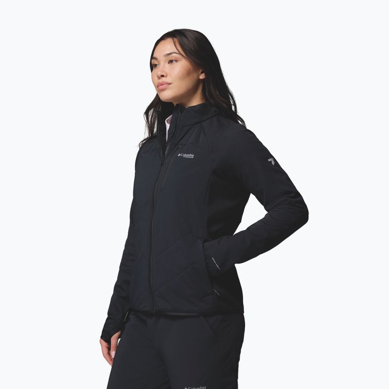 Női hibrid dzseki Columbia Arctic Crest Hybrid Full Zip fekete 4