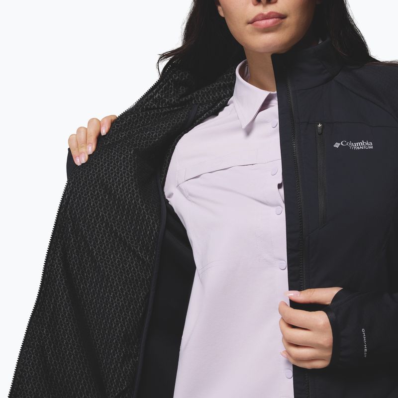 Női hibrid dzseki Columbia Arctic Crest Hybrid Full Zip fekete 6