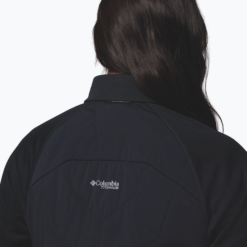 Női hibrid dzseki Columbia Arctic Crest Hybrid Full Zip fekete 8
