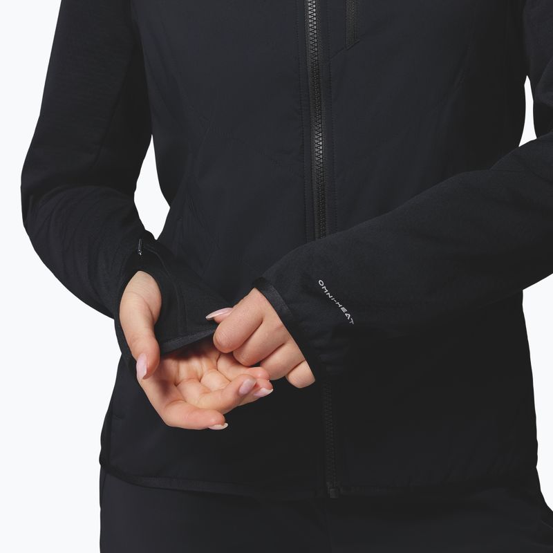 Női hibrid dzseki Columbia Arctic Crest Hybrid Full Zip fekete 9