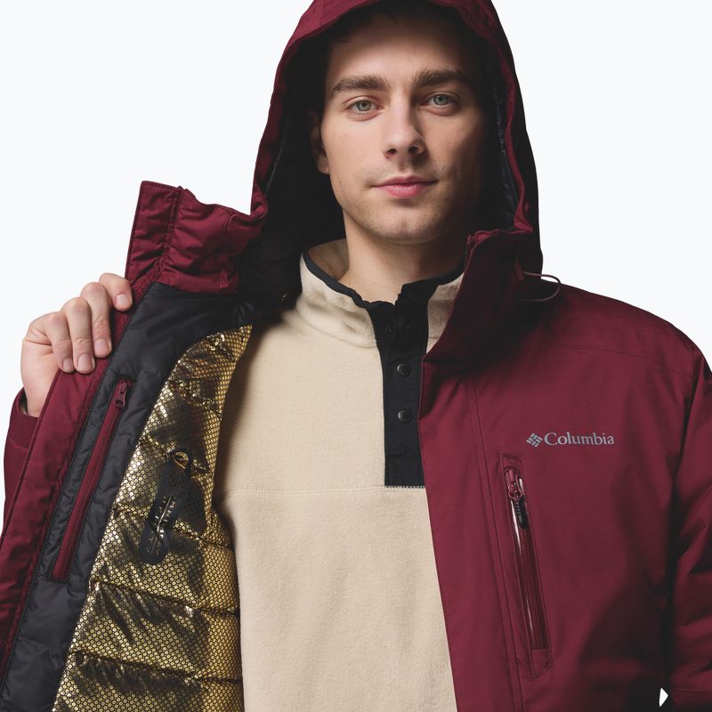 Férfi dzseki Columbia Oak Harbor II Insulated rich wine 8