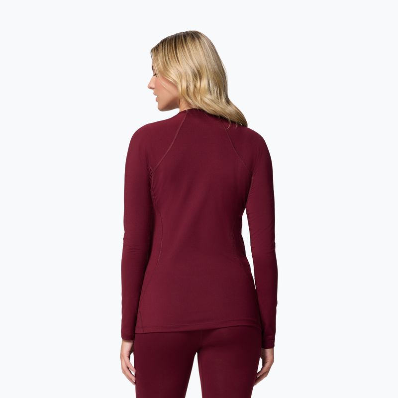 Női hőaktív pulóver Columbia Midweight Stretch rich wine 3